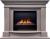 Real-Flame ONTARIO 26/33 BG (BG-P618) с очагом CASSETTE 630 3D + ВСТАВКА электрокамин с широким очагом 3D