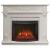 Real-Flame Philadelphia 25,5/26 WT с очагом Evrika 25,5 LED светлый оттенок каминный комплект