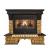 Real-Flame Stone Brick 26 с очагом 3D Novara стильный электрический камин со звуком