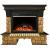 Real-Flame Stone Brick 26 с очагом Moonblaze lux Bl/Br от электросети камин с лампами накаливания