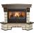 Real-Flame Stone Corner 26/HL AO с очагом 3D Novara в комнату камин с эффектом живого пламени