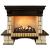 Real-Flame Stone Lux CST с очагом 3D Cassette 630 без обогрева каминный комплект с порталом