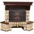 Real-Flame Stone new 23 с очагом Leeds 23 DDW закрытый надежный камин электрического типа