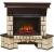 Real-Flame Stone new 25 с очагом Sparta 25,5 LED для жилого помещения бежевый электрокамин