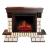 Real-Flame Stone 26/HL с очагом Epsilon 26 S IR классический электрокамин с эффектом живого огня и звуком