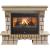 Real-Flame Stone new 26/HL WTG с очагом 3D Novara из камня закрытый электрокамин