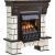 Real-Flame Stone New с очагом 3D Oregan качественный электрокамин 3D