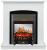 Royal Flame Barсelona дуб белый с очагом Fobos FX M Brass/Black электрокамин с классическим очагом 2D