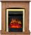 Royal Flame Barcelona дуб табачный с очагом Majestic FX Brass/Black электрокамин с классическим очагом 2D