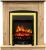 Royal Flame Barcelona дуб золотой с очагом Fobos FX Black/Brass электрокамин с классическим очагом 2D