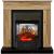 Royal Flame BERGEN дуб галифакс с очагом Majestic FX M Black/Brass электрокамин с классическим очагом 2D