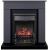 Royal Flame BERGEN серый графит с очагом Fobos FX Black/Brass электрокамин с классическим очагом 2D