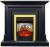 Royal Flame Bradford (Серый графит) с очагом Majestic FX M Brass/Black электрокамин с классическим очагом 2D