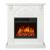 Royal Flame Chester wood белый с очагом Vision 18 LED FX электрокамин с классическим очагом 2D