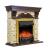 Royal Flame Dublin арочный сланец с очагом Fobos (Темный дуб) с широким порталом каминокомплект