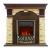 Royal Flame Dublin арочный сланец темный дуб с очагом Aspen Gold электрокамин с классическим очагом 2D