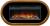 Royal Flame Ellips 42 (орех) с очагом Vision 42 LOG LED линейный электрокамин