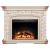 Royal Flame Glasgow (Слоновая кость, патина) с очагом Jupiter FX New электрокамин с широким очагом 2D