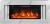 Royal Flame Line 42 SFT White Marble с очагом Vision 42 LOG LED линейный электрокамин
