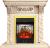 Royal Flame Luxemburg (Слоновая кость) c очагом Majestic FX Brass/Black электрокамин с классическим очагом 2D