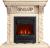 Royal Flame Luxemburg (Слоновая кость) с очагом Aspen Black электрокамин с классическим очагом 2D