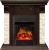Royal Flame Luxemburg (Темный дуб) c очагом Majestic FX Brass/Black электрокамин с классическим очагом 2D