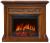Royal Flame Nottingham (орех) с очагом Jupiter FX New электрокамин с широким очагом 2D