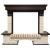 Royal Flame Pierre Luxe мелкий слан. беж. под очаги Symphony 2608 EU/ 2624-L Темный дуб широкий портал