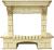 Royal Flame Pierre Luxe шампань под очаг Dioramic 25 FX Ivory широкий портал