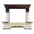 Royal Flame Pierre Luxe угл. под очаги Symphony 2608 EU/ 2624-L (Темный дуб) угловой широкий портал