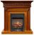 Royal Flame Valletta Орех с очагом Fobos FX Black/Brass электрокамин с классическим очагом 2D