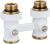 Royal Thermo прямой 1/2"х3/4" EK (белый) узлы нижнего подключения