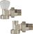 Royal Thermo угловой 3/4” (никель) набор ручной регулировки