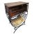 SafaMaster Кованая дровница с ящиком из сосны (D5070) дровница