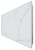 STOUT WHITE STONE SCT 120*60 белый гранит / белый корпус отопительная панель