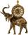 Virtus TABLE CLOCK AFRICAN ELEPHANT ENG. ANTIQUE BRONZE проекционные часы